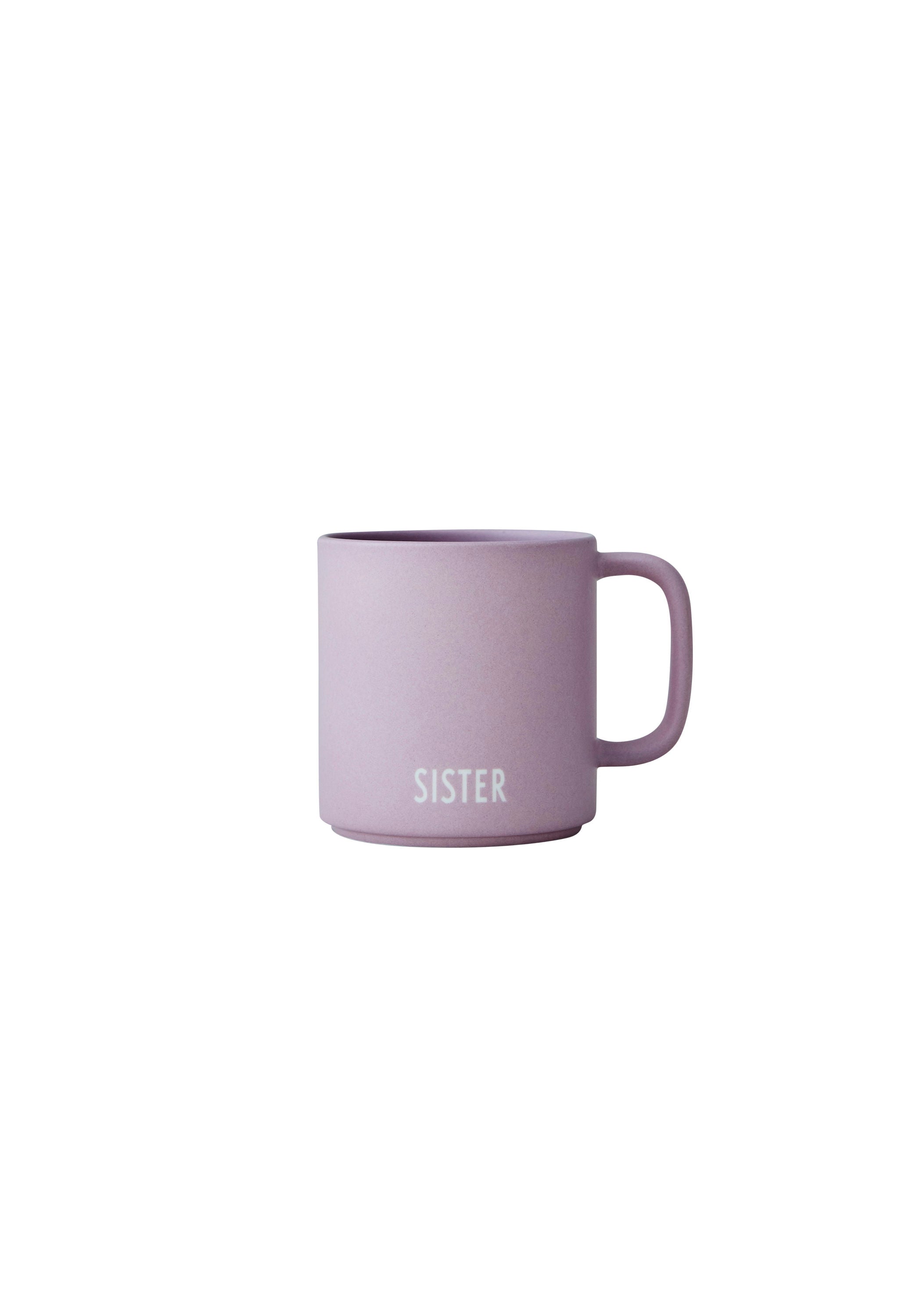 DESIGN LETTERS LIEBLINGSBECHER MIT GRIFF - FAMILY (SISTER/LAVENDEL) - Oh Happy Life