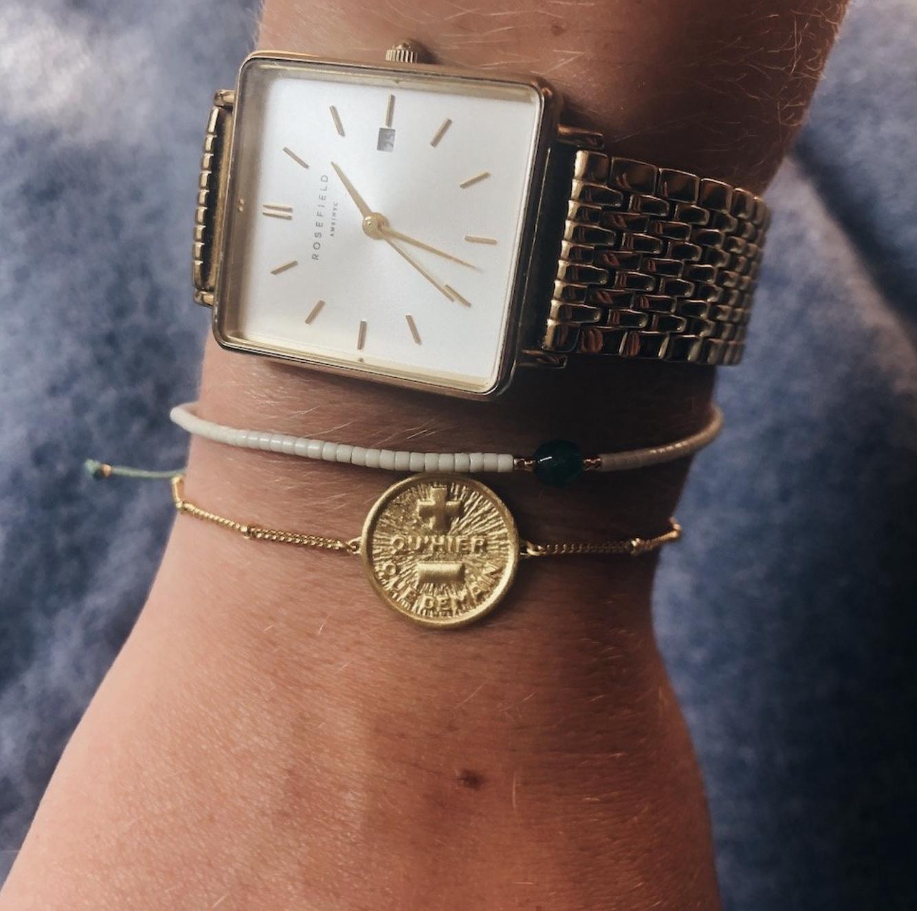"LOVE ME MORE" ARMBAND (gold) - Oh Happy Life