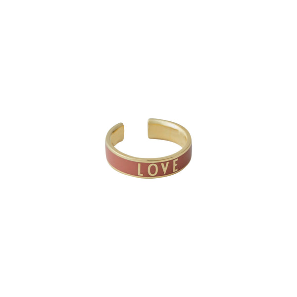 DESIGN LETTERS CANDY STATEMENT-RING (LOVE/ROT)