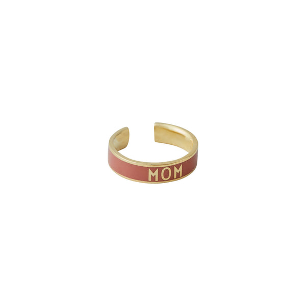 DESIGN LETTERS CANDY STATEMENT-RING (MOM/ROT)