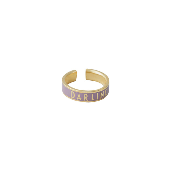 DESIGN LETTERS CANDY STATEMENT-RING (DARLING/LILA)