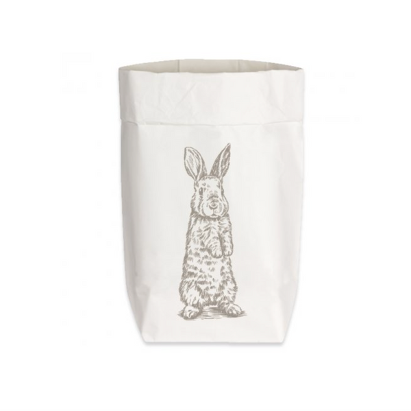 PaperBags "HASE STEHEND" (TAUPE - SMALL WEISS)